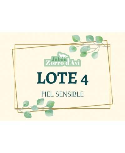 LOTE 4 - PIEL SENSIBLE MARCA ZORRO D´AVI