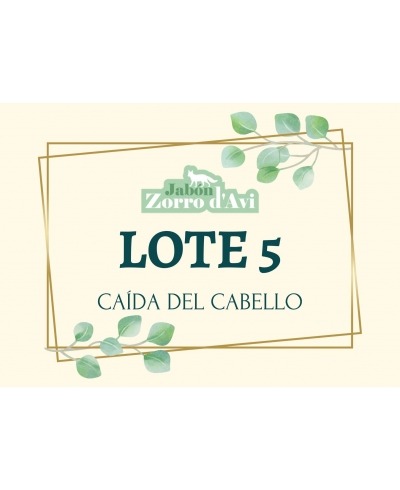 LOTE 5 - CAÍDA DEL PELO MARCA ZORRO D´AVI