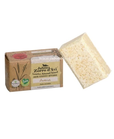 JABÓN ECOLÓGICO DE AVENA MARCA ZORRO D´AVI