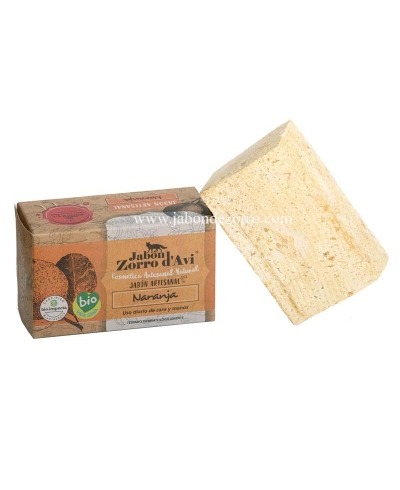 JABÓN ECOLÓGICO DE NARANJA MARCA ZORRO D´AVI