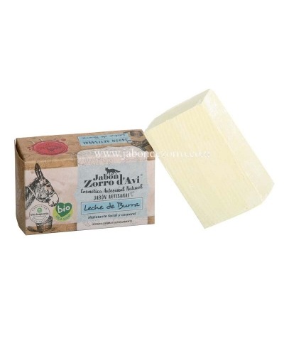 JABÓN ECOLÓGICO DE LECHE DE BURRA MARCA ZORRO D´AVI