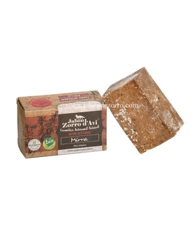 JABÓN ECOLÓGICO DE MIRRA MARCA ZORRO D´AVI
